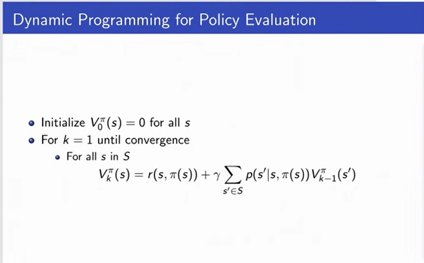 Dynamic-programming-for-policy-evaluation