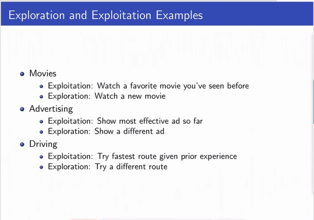 Exploration And Exploitation Examples